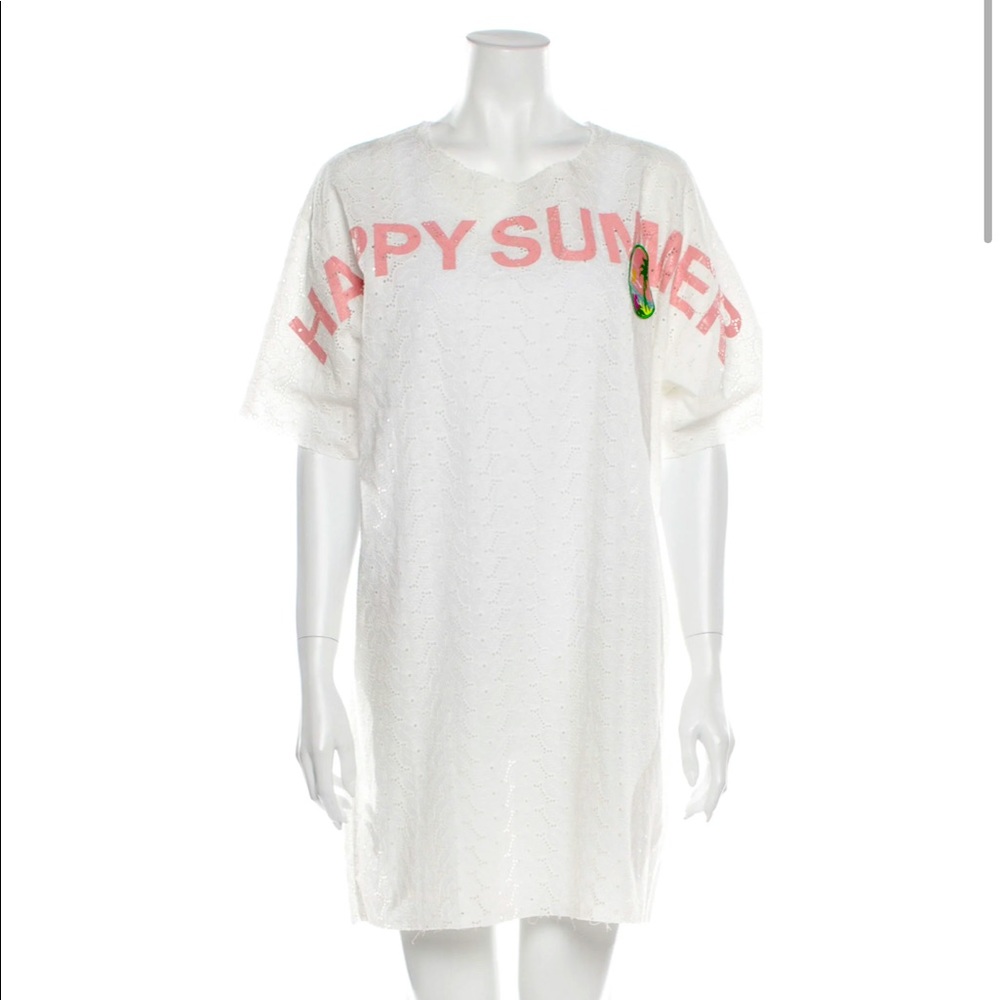 Otto Wagner Shift Cotton TShirt Dress